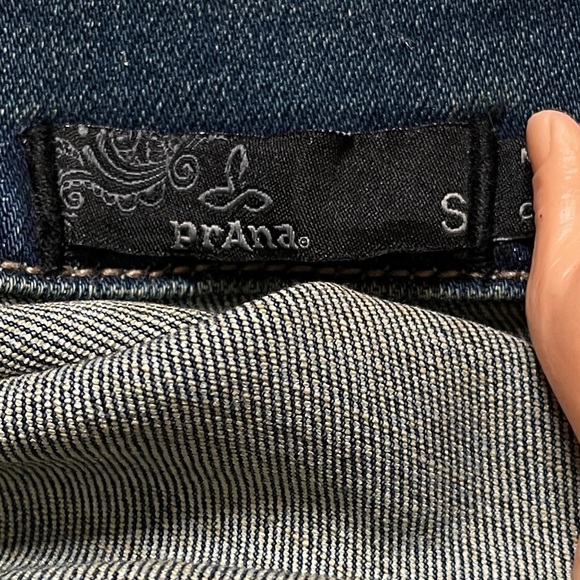 Prana Detra Womens Size Small Denim Trucker Jacket - Picture 5 of 10